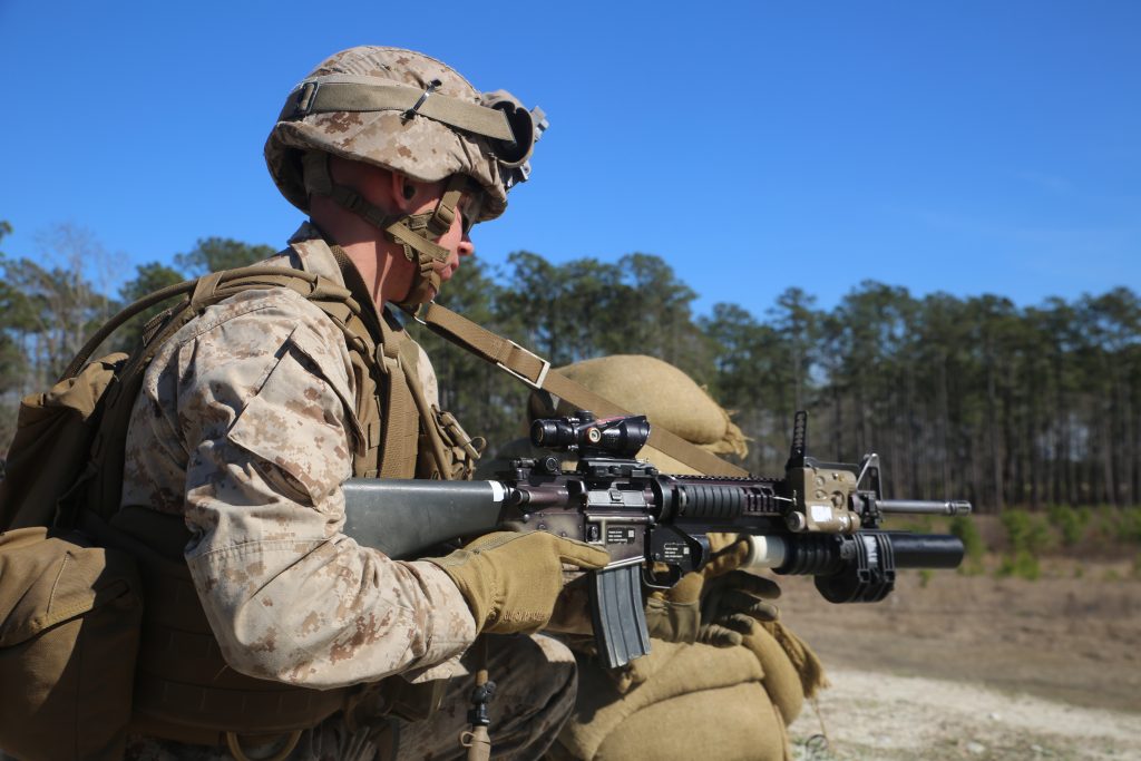 アメリカ海兵隊第6海兵連隊第1大隊アルファ中隊(M203)