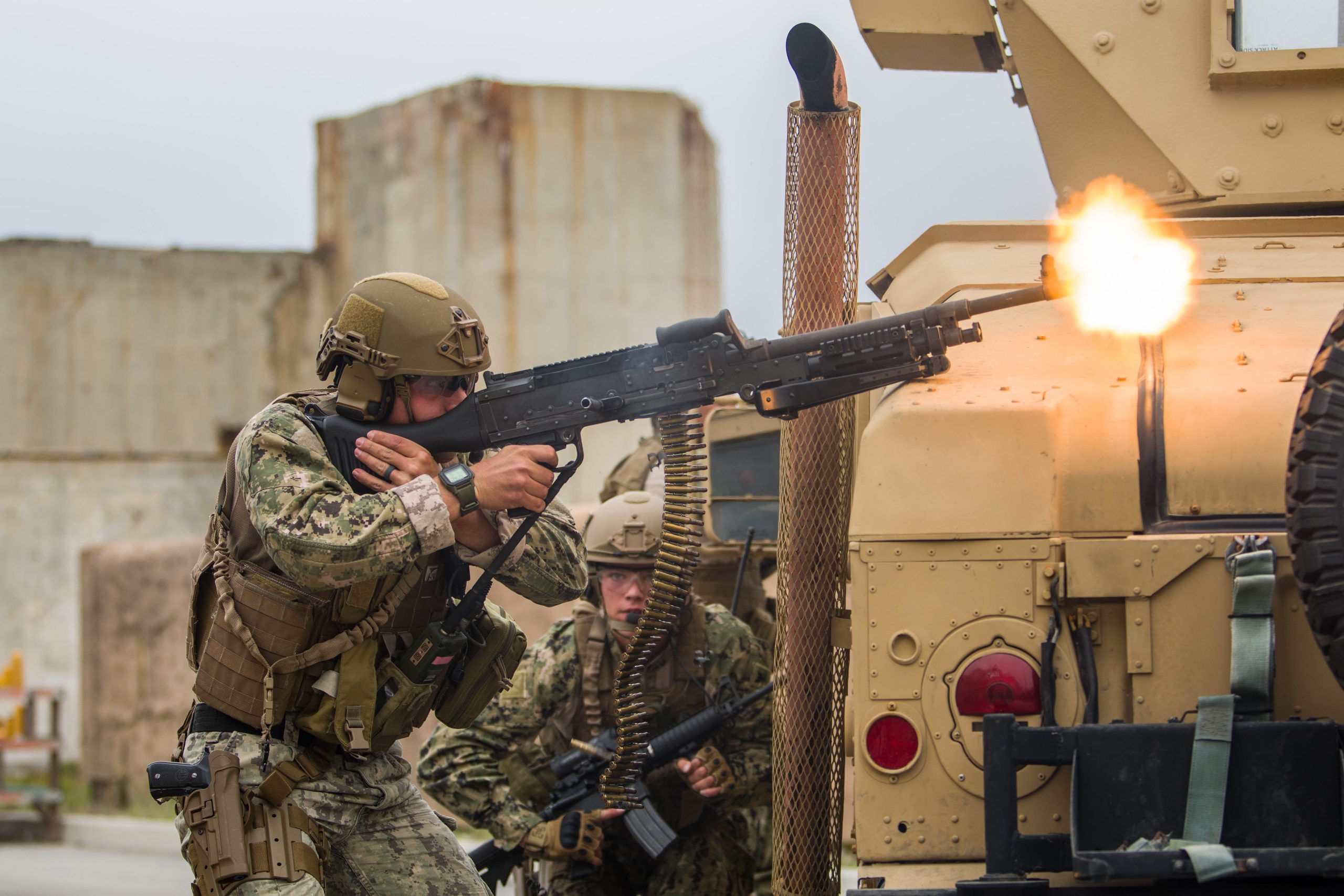 アメリカ海軍 第1沿岸艇戦隊 (M240B)