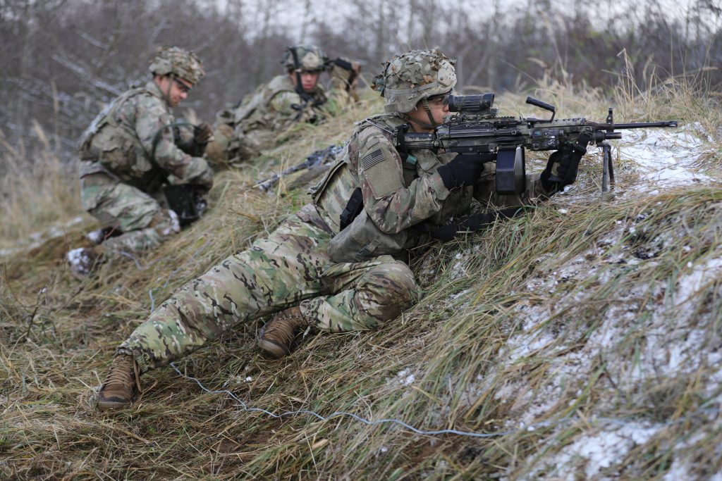 アメリカ陸軍 在欧米陸軍 第173空挺旅団 第91騎兵連隊第1大隊 (M249 SAW)