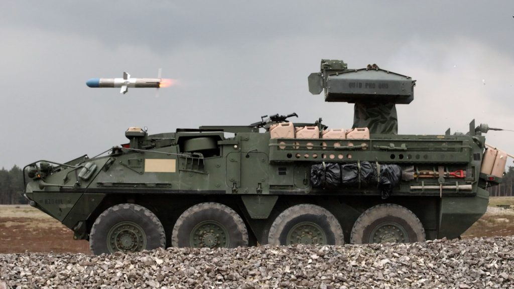 アメリカ陸軍 在欧米陸軍（USAREUR） 第2騎兵連隊 第4大隊 クイックスライク中隊 (M1134 Stryker ATGM)