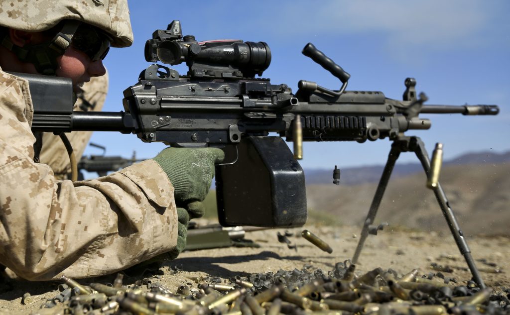 アメリカ海兵隊 第1海兵兵站群 第15戦闘兵站大隊 弾薬中隊 (M249 SAW PIP)