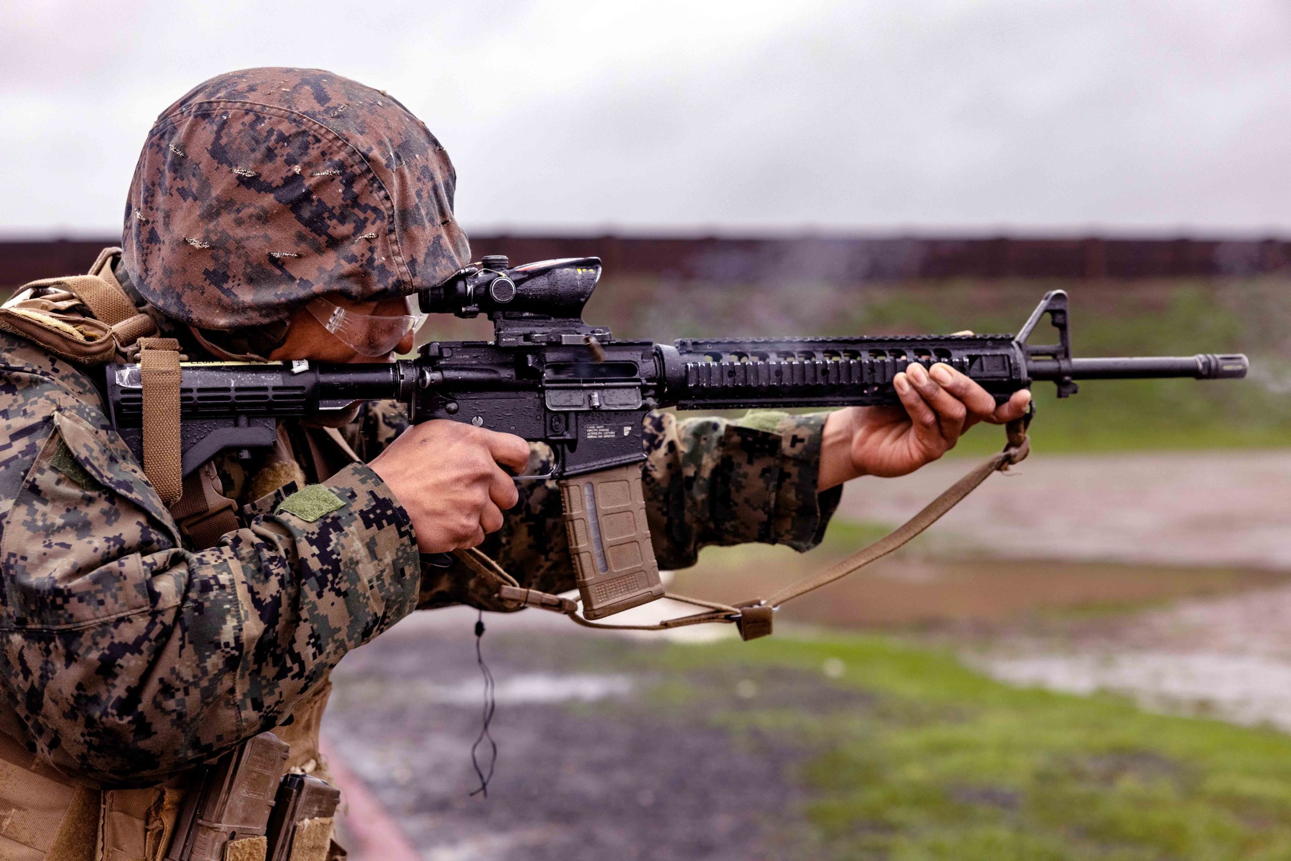 アメリカ海兵隊第2新兵訓練大隊エコー中隊(M16A4)