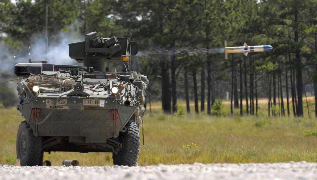 アメリカ陸軍 第2歩兵師団 第4旅団戦闘団 (M1134 Stryker ATGM)