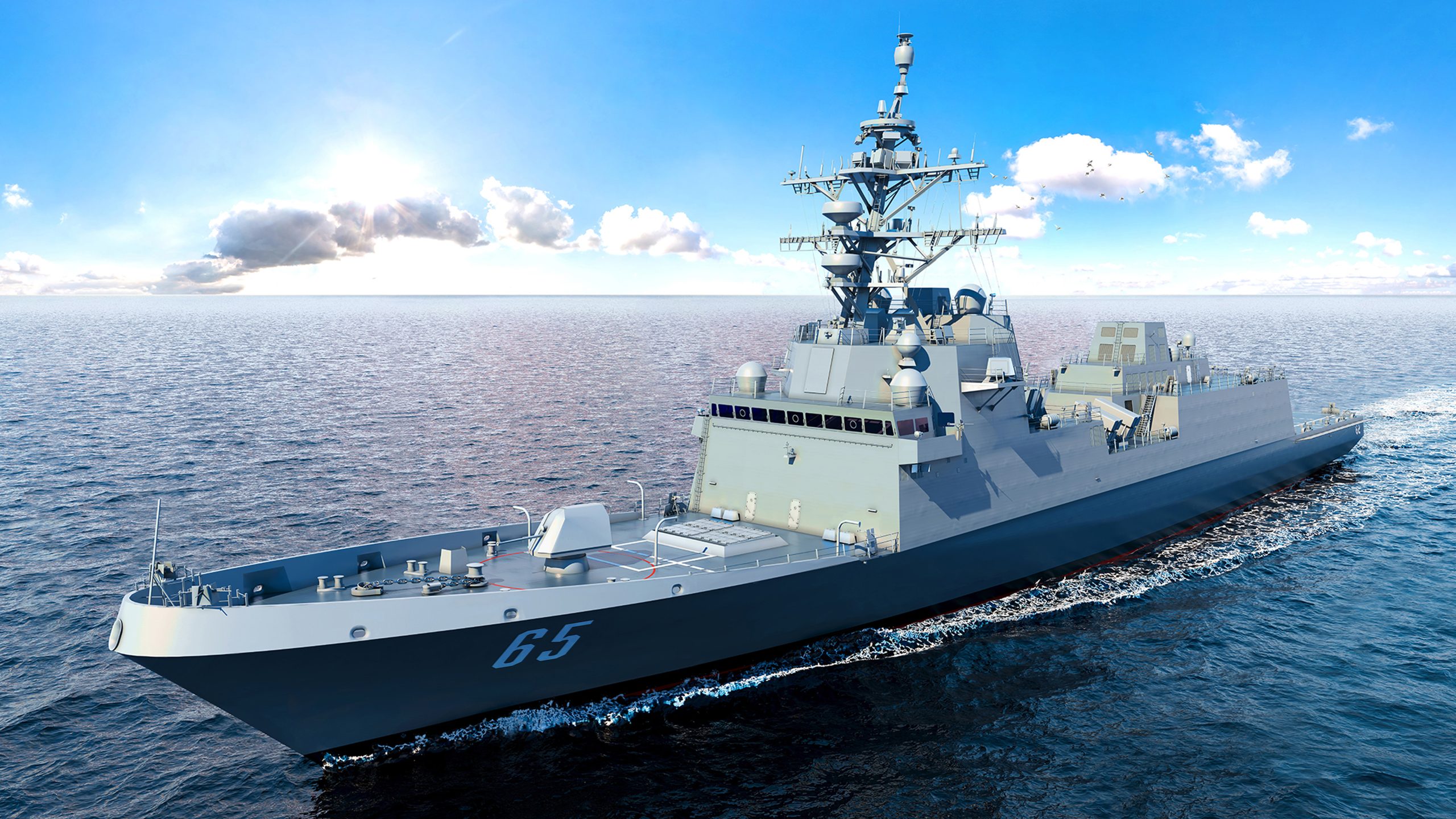 アメリカ海軍によるConstellation-class Frigate (FFG-62) のイメージ