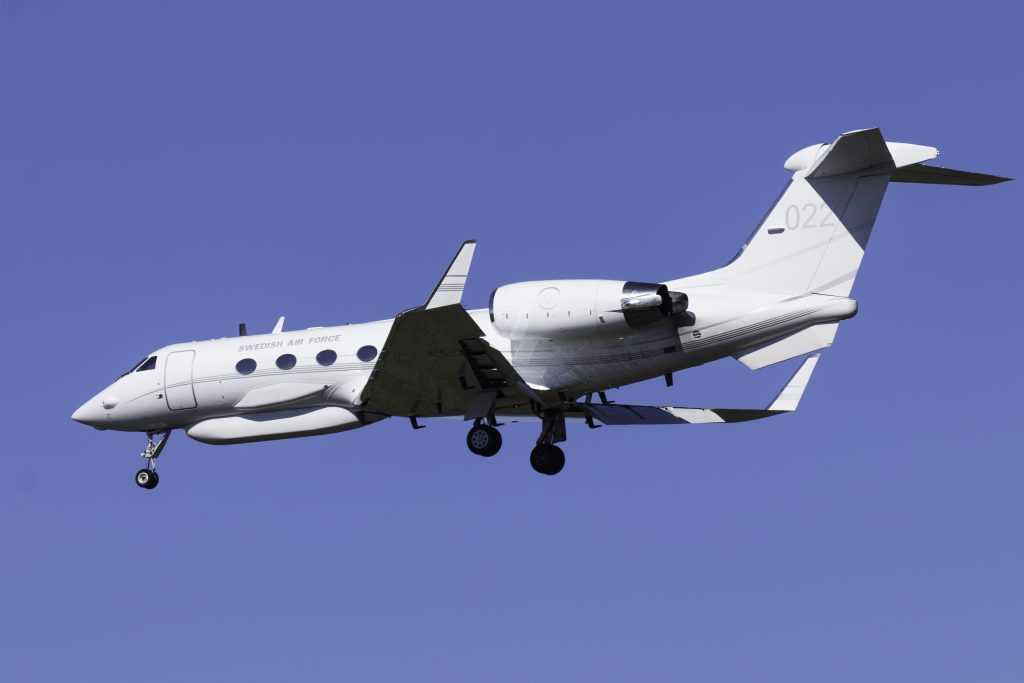 スウェーデン空軍(Gulfstream IV)
