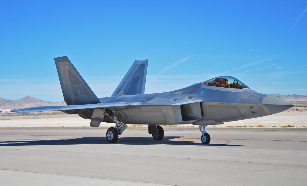 第53航空団 第422試験評価飛行隊所属のF-22A