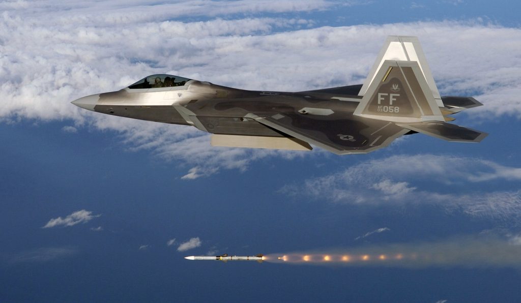 第27戦闘飛行隊ファイティング・イーグルス所属のF-22A