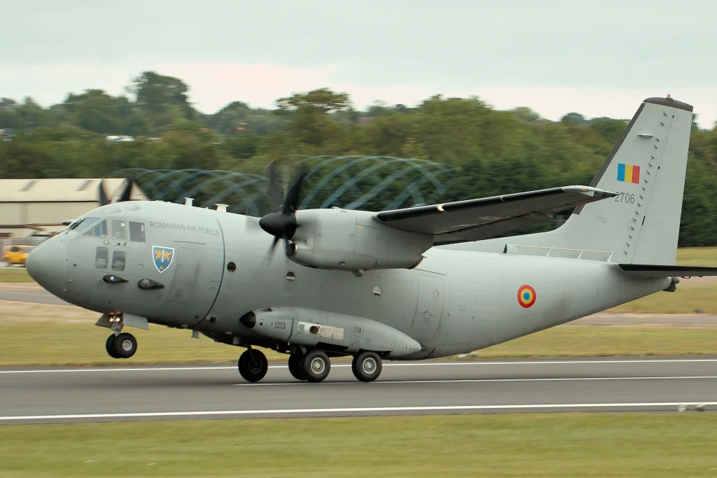 ルーマニア空軍のC-27J Spartan