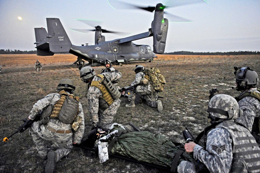 アメリカ空軍エメラルド・ウォーリア演習 (CV-22B Osprey)