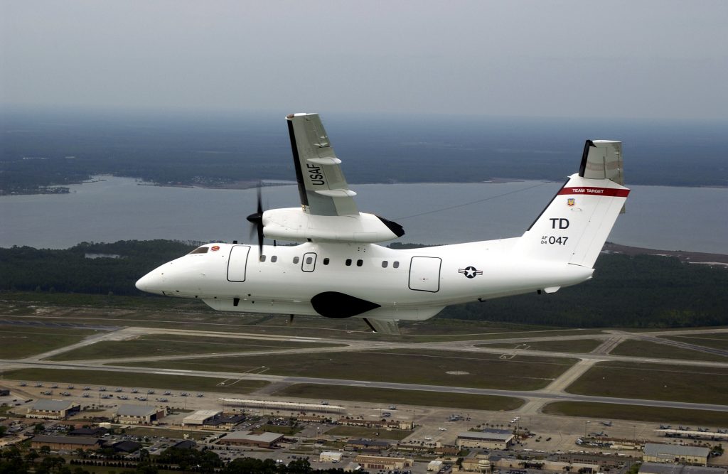 第53兵器評価群 第82空中標的飛行隊 (E-9A Widget 左側面)