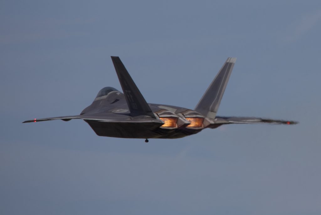F-22Aのアフターバーナー