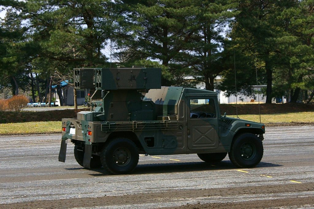 陸上自衛隊 第12高射特科中隊 (93式式近距離地対空誘導弾)