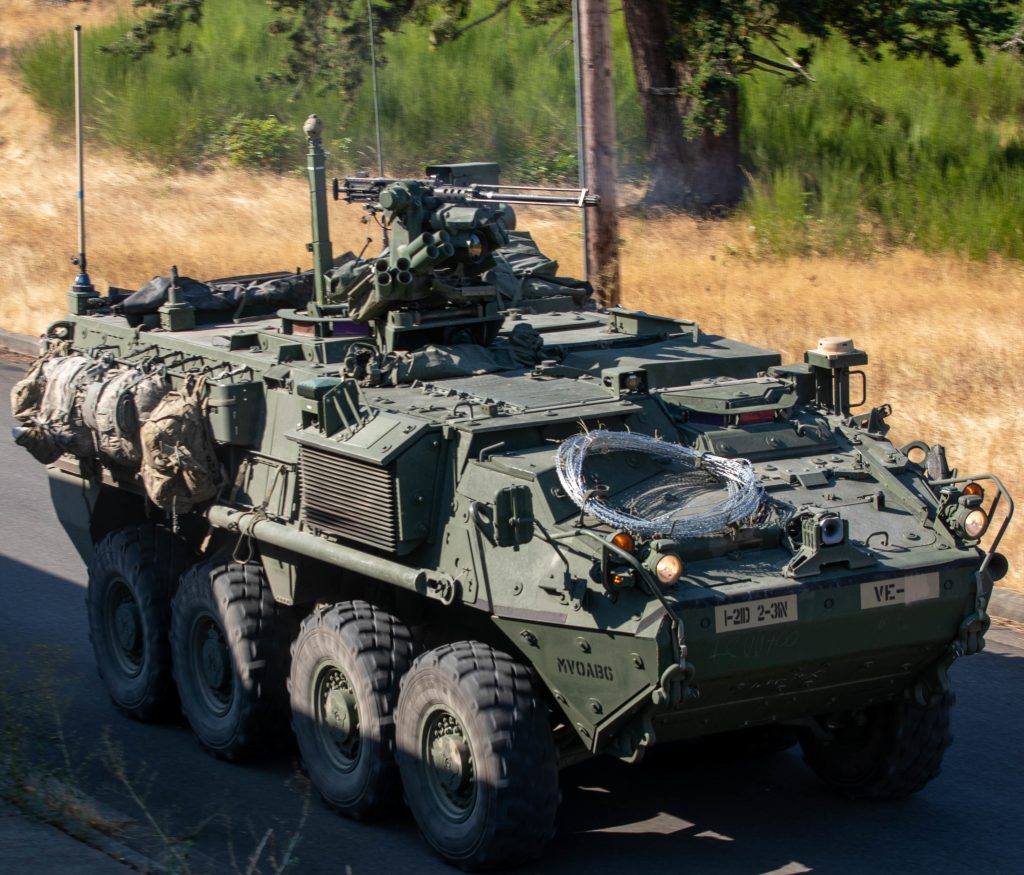 アメリカ陸軍第1-2ストライカー旅団戦闘団第2歩兵連隊第3大隊ブラックホース中隊第3小隊(M1256A1)