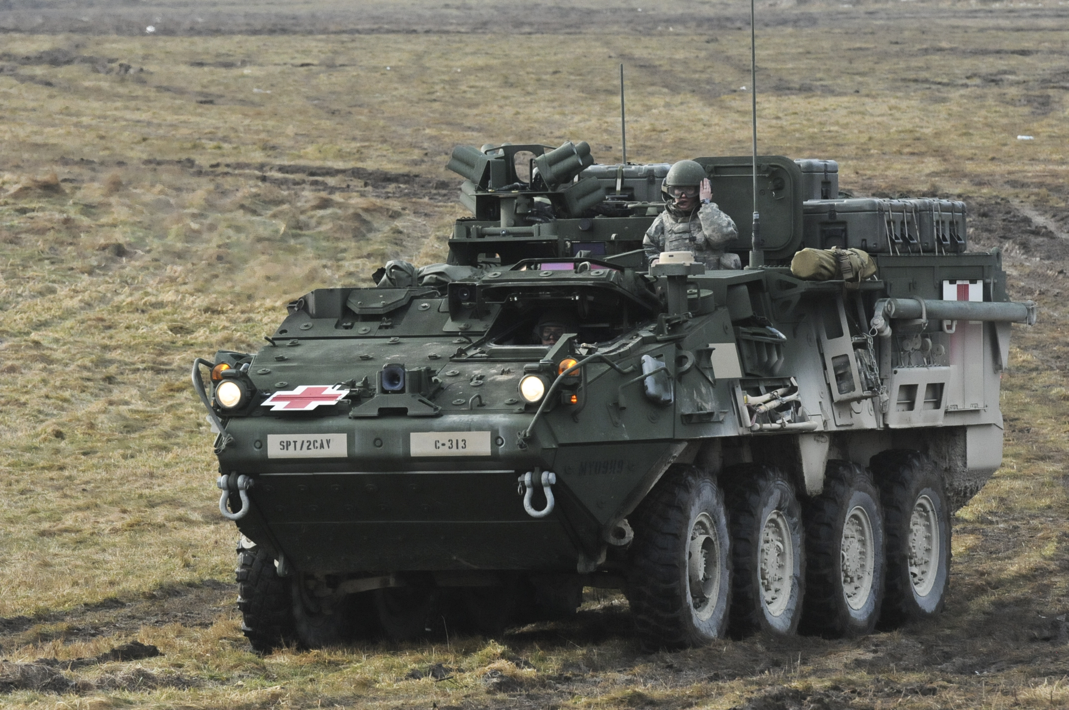 M1133 medical evacuation vehicle