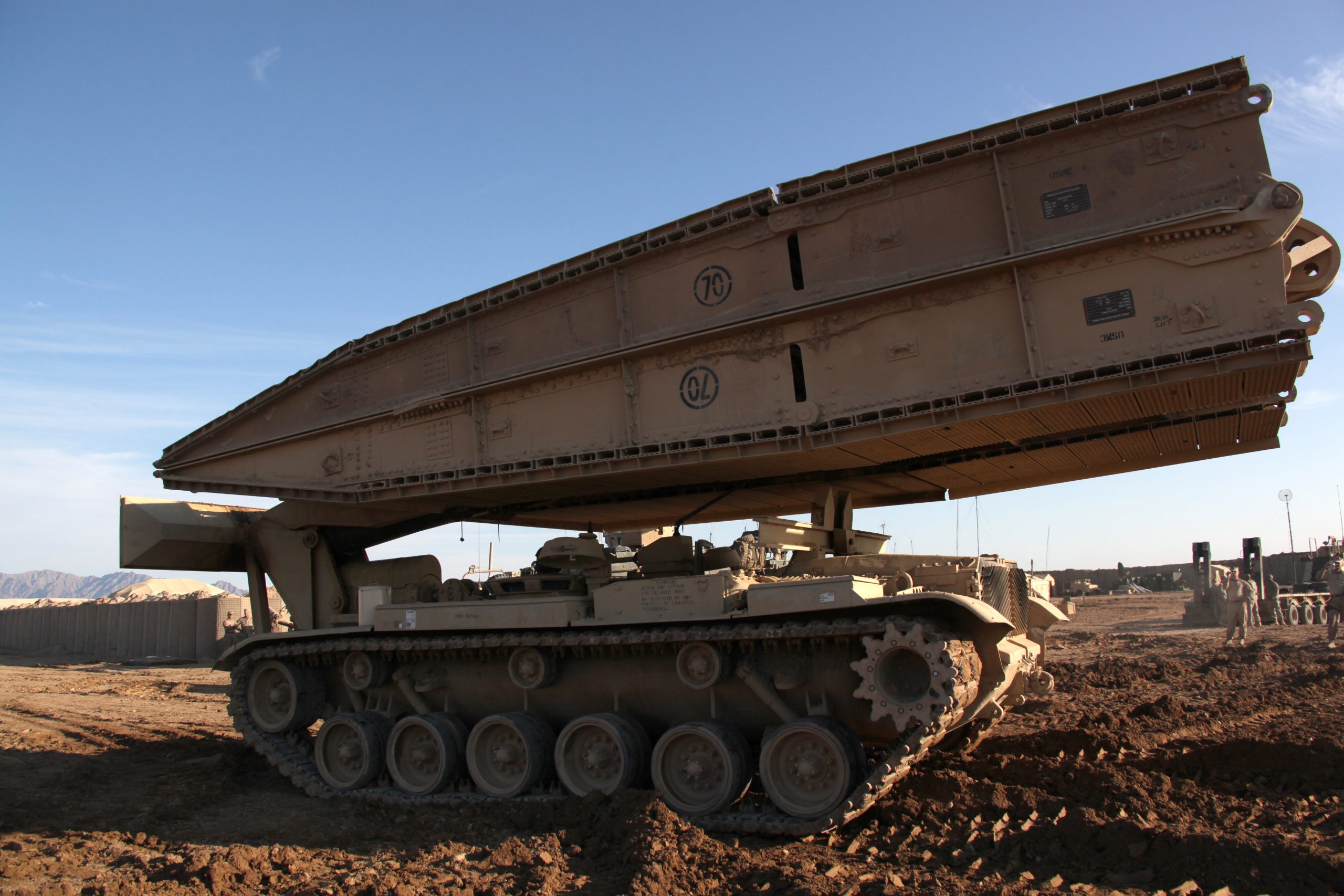 M60 AVLB (armored vehicle launched bridge)