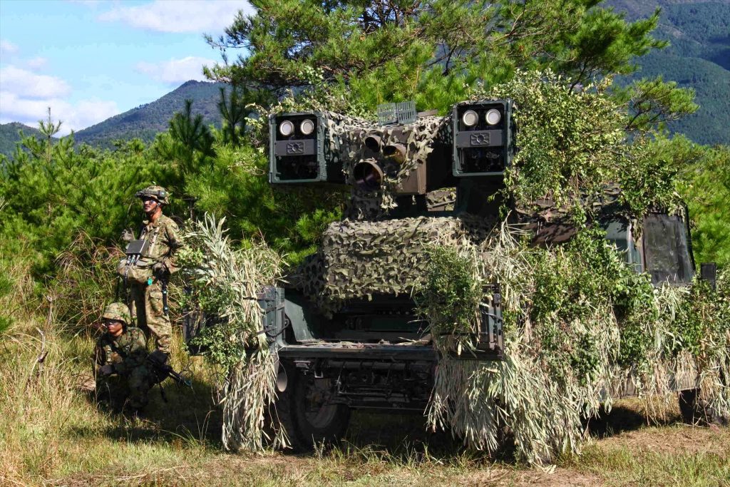 陸上自衛隊 第13高射特科中隊 (93式式近距離地対空誘導弾)