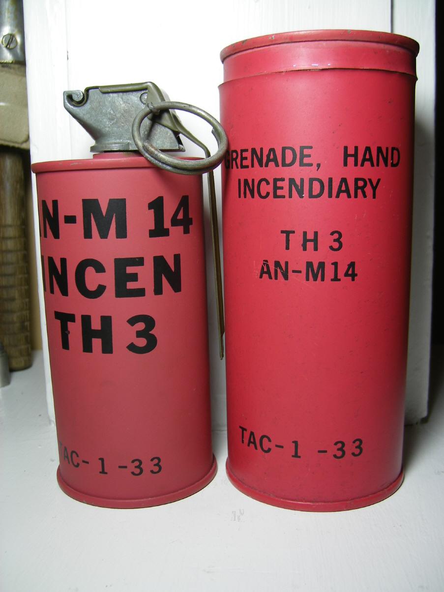 AN-M14 TH3 incendiary hand grenade