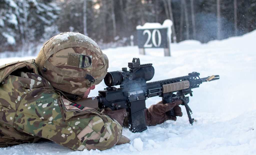 イギリス陸軍 第5ライフルズ連隊 (
L129A1)