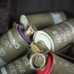 M18 colored smoke hand grenade