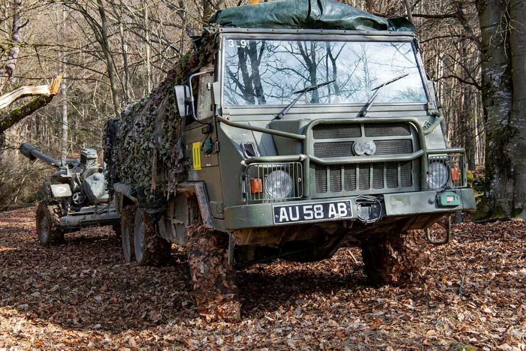 イギリス陸軍 王立砲兵隊 第4野戦砲兵連隊 第88（アラカン）野戦砲兵中隊 (Pinzgauer 6x6)