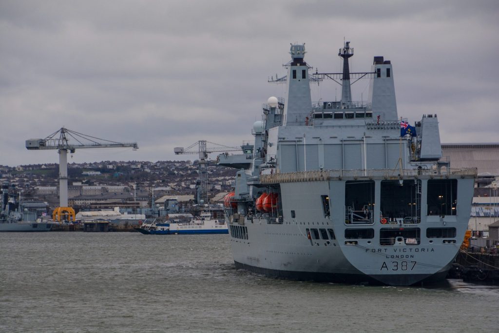 RFA Fort Victoria(A387)艦尾