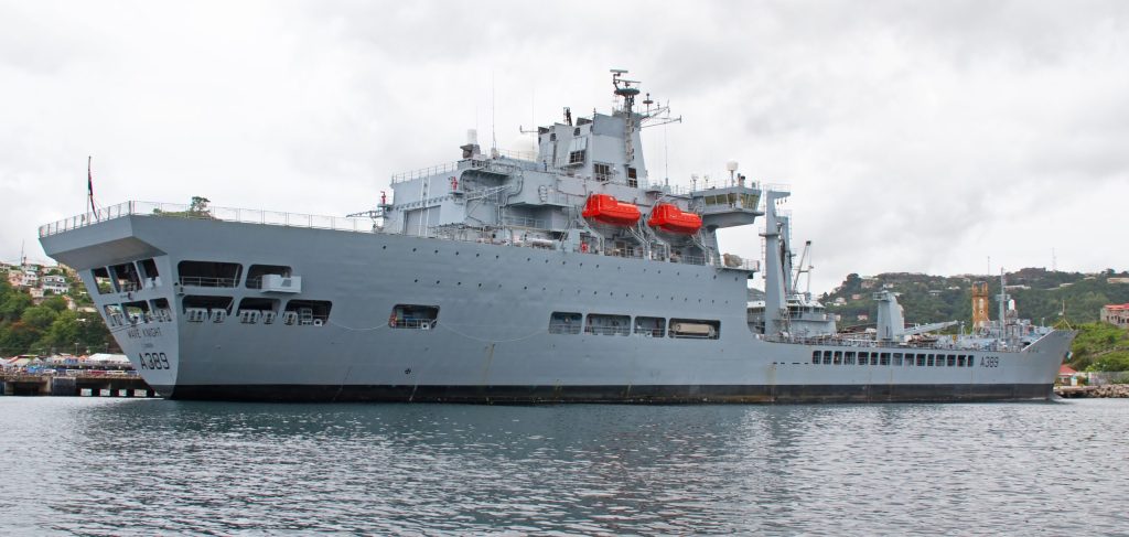 RFA Wave Knight(A389)艦尾